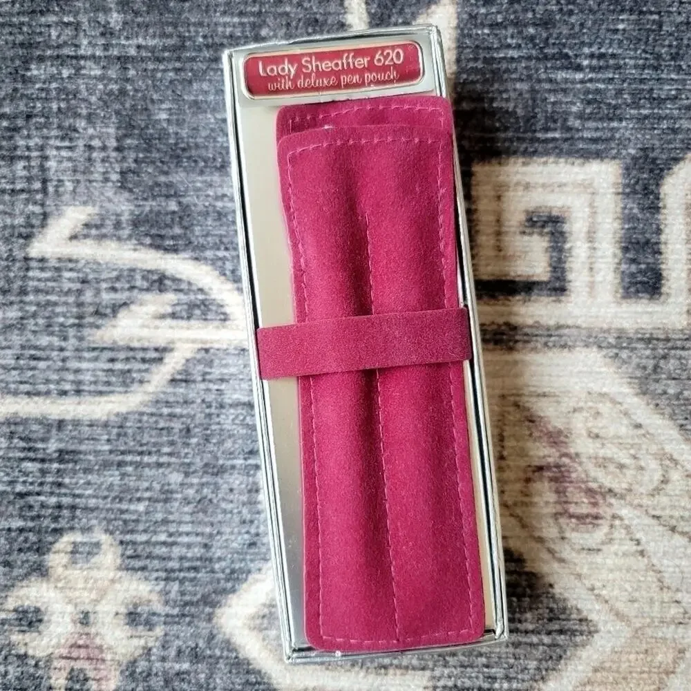 Lady Sheaffer 620 Mechanical Pencil (70s) Brushed Chrome Ornate Florentine .9mm